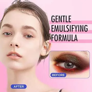 BEPHOLAN Cluster Lash Glue Remover 100ml, DIY Eyelash Extension Remover, Bond & Seal Adhesive Professional & Self Use, for Sensitive Eyes, Eye Makeup & Mascara Remover