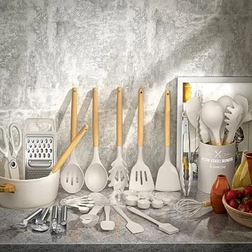 Umite Chef 34PCS Silicone Cooking Utensils Set