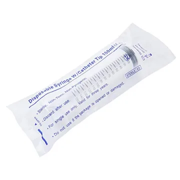 Versatile 150ml Large Sterile Syringes for Accurate Dispensing