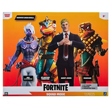 FORTNITE Solo Figures 4-inch Detailed Collectible Set