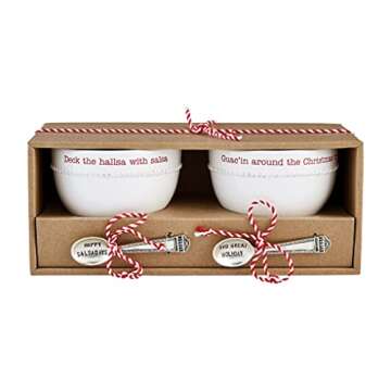 Mud Pie Christmas Holiday Dip Set - Perfect for Parties