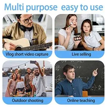 Papifilter Professional Wireless Lavalier Lapel Microphone for iPhone, iPad, Android- Cordless Omnidirectional Condenser Recording Mic for Interview Video Podcast Vlog YouTube