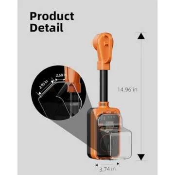 RV Surge Protector 50 Amp, 16000J Surge Protection RV Circuit Analyzer, Automatic Protect RV Electrical System with Waterproof Cover, RV Plug Electrical Adapter Protector for Camping, Travel Trailers