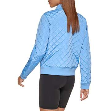 Levi's Women's Diamond Quilted Bomber Jacket Blue