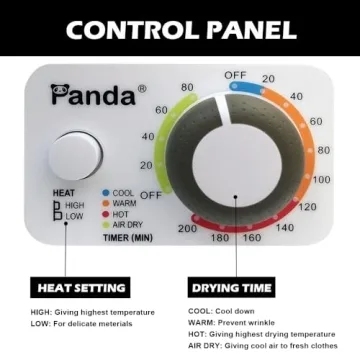 Portable 110V 850W Laundry Dryer for Apartments