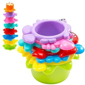 INNOCHEER Baby Bath Toys – 13 Pcs Safe & Fun Set for Toddlers