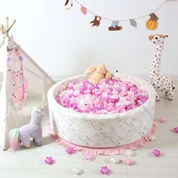 STARBOLO Star Ball Pit Balls - Non-Toxic 100-Pc Set