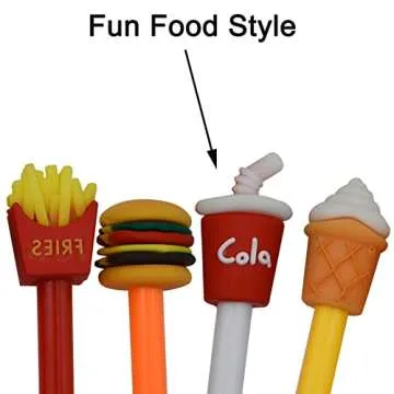 Maydahui 12 PCS Fun Food Gel Pens for Creative Writing
