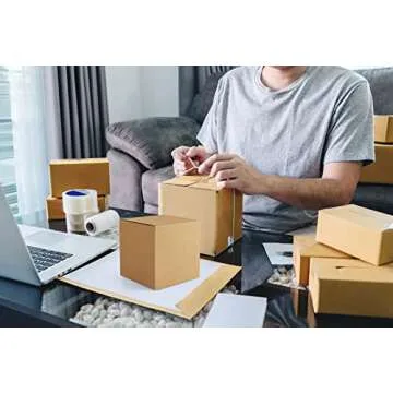 Eupako 25 Pack 4x4x4 Shipping Boxes for Small Goods