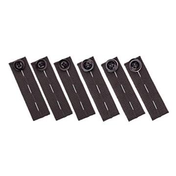 Premium Elastic Pant Button Extenders - Adjustable Waistband Expanders for Comfort