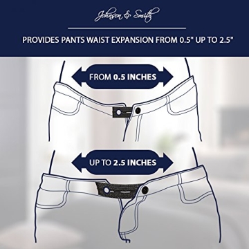 Adjustable Waistband Expanders Comfortable Pants Fit
