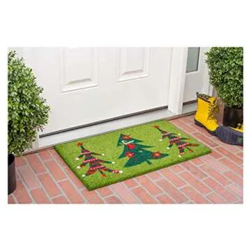 Calloway Mills Christmas Trio Doormat - Durable Coir Design