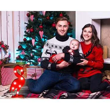 YiaMia Flamingo LED Light Flamingos Pink Night Lamp Romantic Battery Powered Marquee Flamingo Table Lights for Home Wall Kid's Room Birthday Party Decorations Valentina Christmas Gift