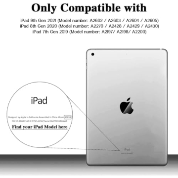 Durable LTROP Kids iPad Case with Stand and Handle