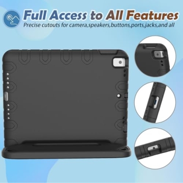 Durable LTROP Kids iPad Case with Stand and Handle