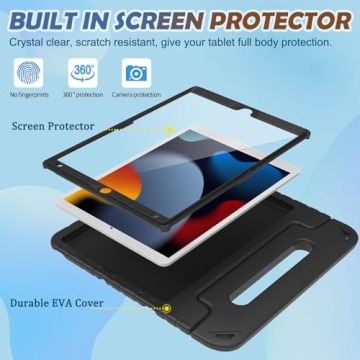 Durable LTROP Kids iPad Case with Stand and Handle