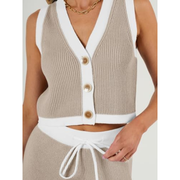 Trendy Women's Two Piece Lounge Set for Spring-Summer