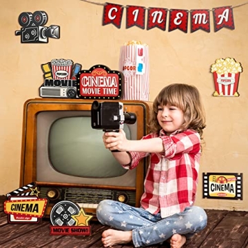 14-Piece Movie Theater Decor for Home Movie Nights