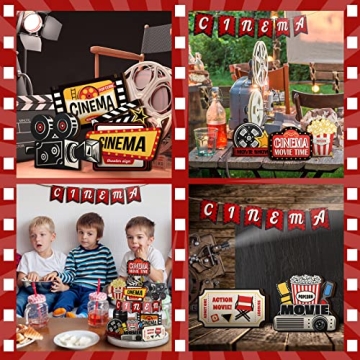 14-Piece Movie Theater Decor for Home Movie Nights