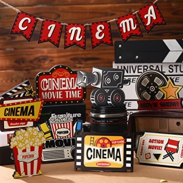 14-Piece Movie Theater Decor for Home Movie Nights
