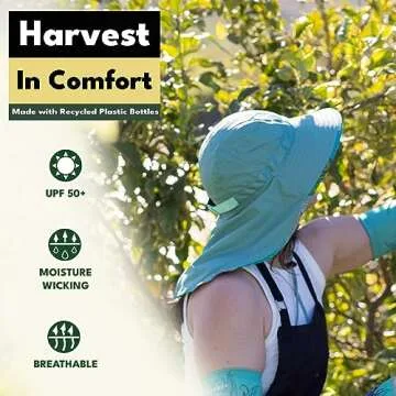 FARMER'S DEFENSE Sun Hat | Stylish UV Protection | Outdoor Use