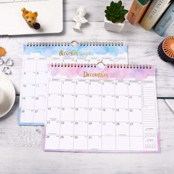 Chic 2025-2026 Wall Calendar - Perfect for Planning & Organizing Your Life