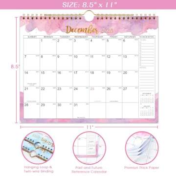 Stylish 2025-2026 Wall Calendar for Effortless Planning