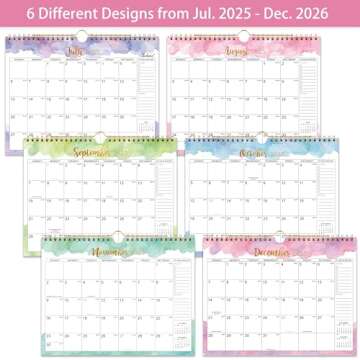 Stylish 2025-2026 Wall Calendar for Effortless Planning