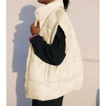 Songling Women's Oversized Puffer Vest for Cozy Winter Wear