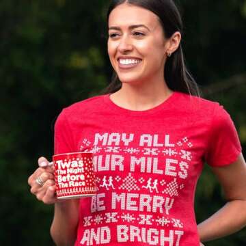 Gone For a Run Twas The Night Before The Race Ceramic Mug | Running Coffee Mug