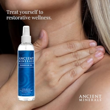 Ancient Minerals Magnesium Oil - Topical Recovery Spray (8oz)