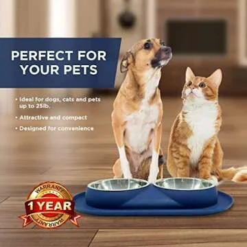 Bonza Spill-Proof Cat and Small Dog Bowls 12 oz
