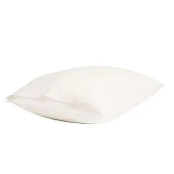 Brooklinen Luxury Sateen Pillowcases - Set of 2, King Size in Cream - 100% Long Staple Cotton with Envelope Closure