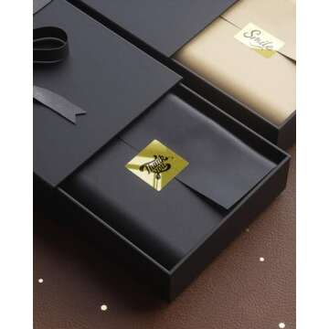 Munbyn Glitter Thermal Labels - Elegant & Versatile