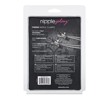 CalExotics Nipple Play Adjustable Clamps for Sensual Intimacy