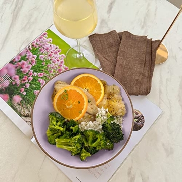 Mora Ceramic Large Pasta Bowls Set of 4 for Stylish Dining