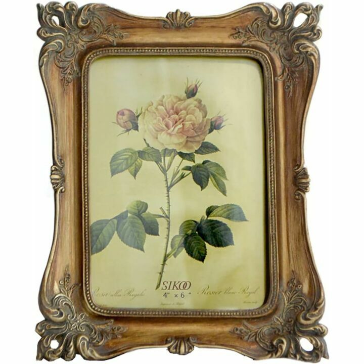 SIKOO Vintage 4x6 Picture Frame for Home Decor