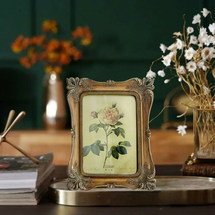 SIKOO Vintage 4x6 Picture Frame for Home Decor