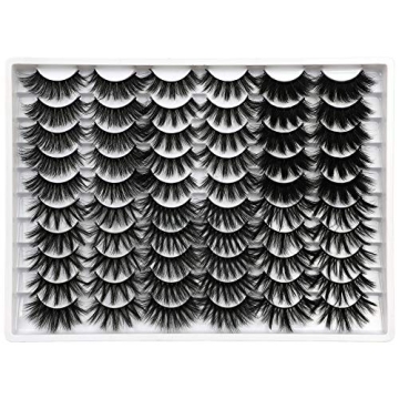30 Pairs 20MM Fluffy Volume Lashes for Stunning Looks