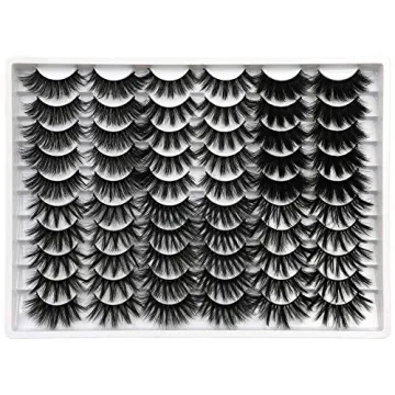 30 Pairs 20MM Fluffy Volume Lashes for Stunning Looks
