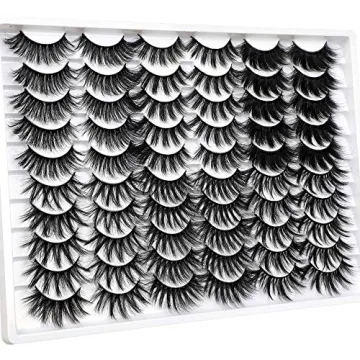 30 Pairs 20MM Fluffy Volume Lashes for Stunning Looks