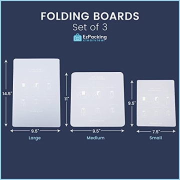 EzPacking Folding Boards Set for Precision Folding & Organization