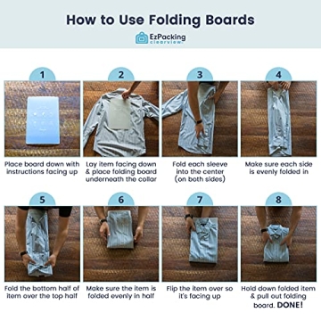 EzPacking Folding Boards Set for Precision Folding & Organization