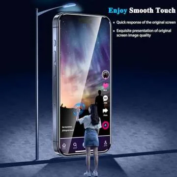 YMHML 3 Pack for iPhone 16 /iPhone 15 Pro/iPhone 15 Screen Protector Tempered Glass, Military Grade HD Clear Film Case Friendly Accessories