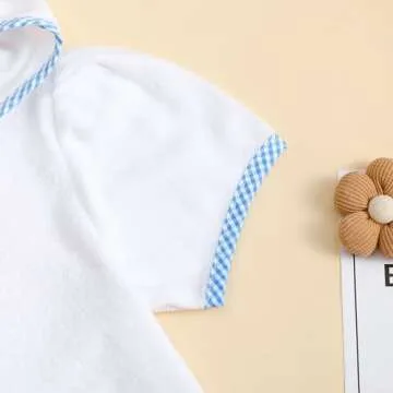 woshilaocai Toddler Baby Swim Cover Up Boy Girl Terry Cloth Hooded Zip-up Cover Ups for Swimwear Summer Beach (Bow-Blue,3-4T)