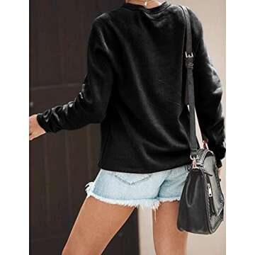 BLANCHES Mama Sweatshirt Women Mama Mommy Mom Bruh Funny Mom Life Sweatshirts Pullover Tops Casual Loose Long Sleeve Shirt Dark Grey