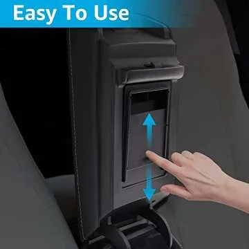 Motrobe 2025 Upgraded 3PCS Tesla Model 3 Model Y Center Console Organizer Tray Hidden Armrest Storage Box for 2025-2021 Model Y 2023-2021 Model 3 Tesla Accessories [Not Fit 2024 Model 3 Highland]