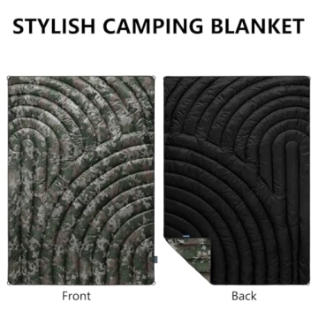 Hotkoko Lightweight Puffy Blanket for Camping & Travel