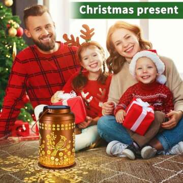 Cardinal Solar Lanterns for Outdoor Garden Decor Gifts