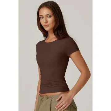 Stylish QINSEN Summer Crop Tops for Women - Comfortable Fit